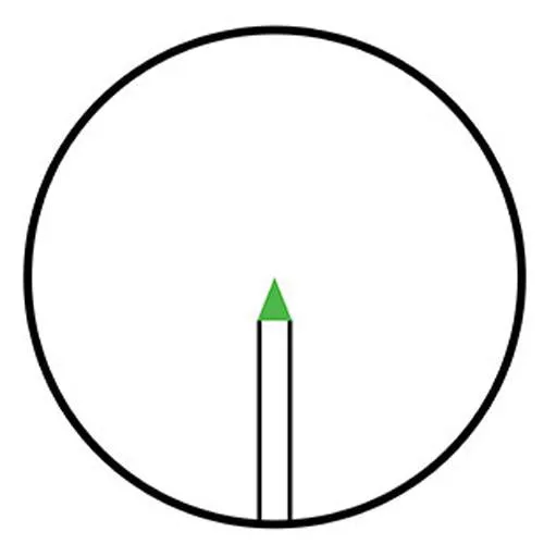 AccuPoint - 1-6x24, BAC, Green Triangle Post Reticle, 30mm