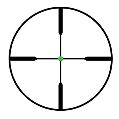 AccuPoint - 1-6x24 Standard Crosshair, Green Dot, 30mm