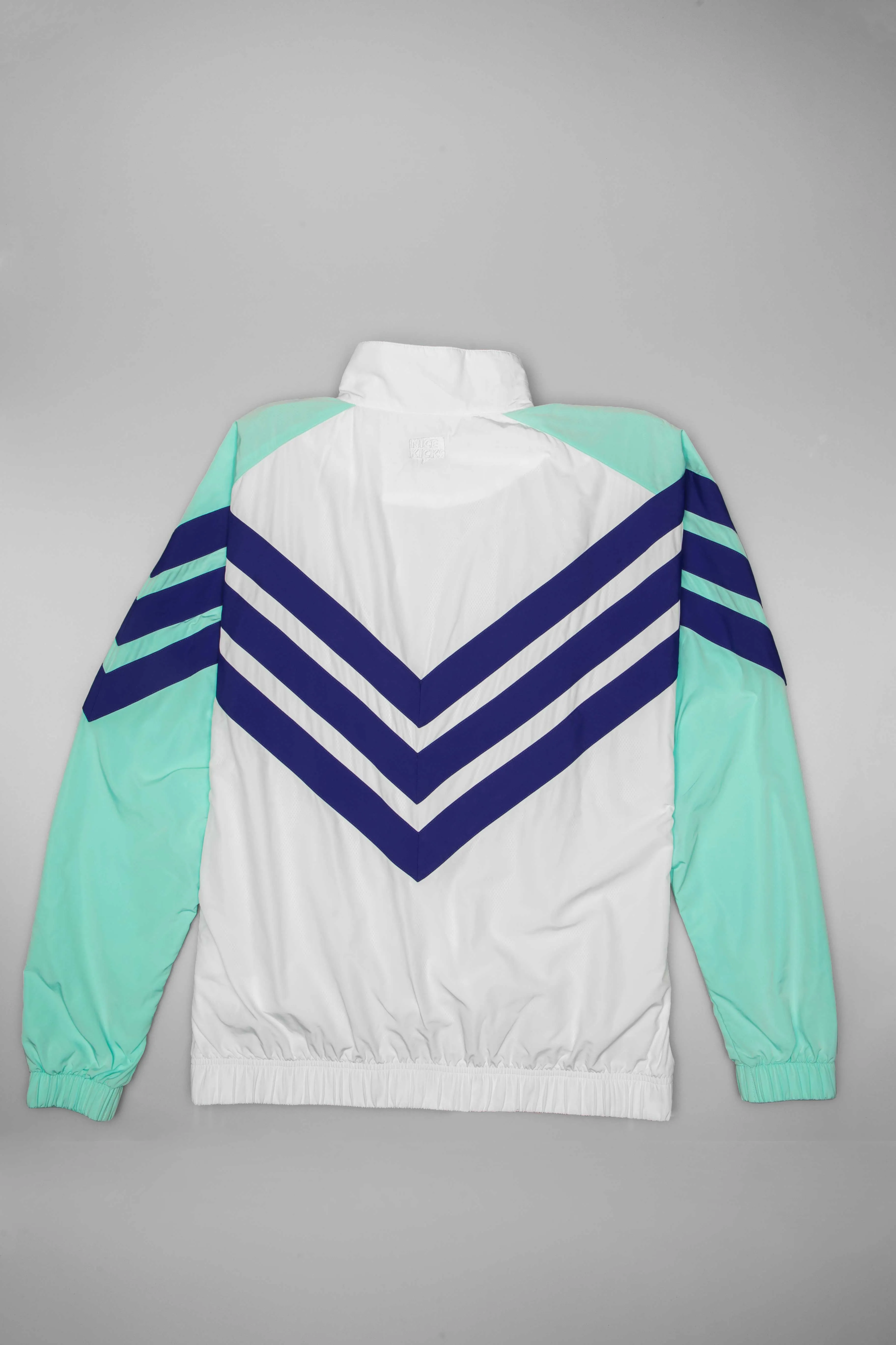 adidas Consortium X Nice Kicks Mens Track Jacket - White/Teal/Purple