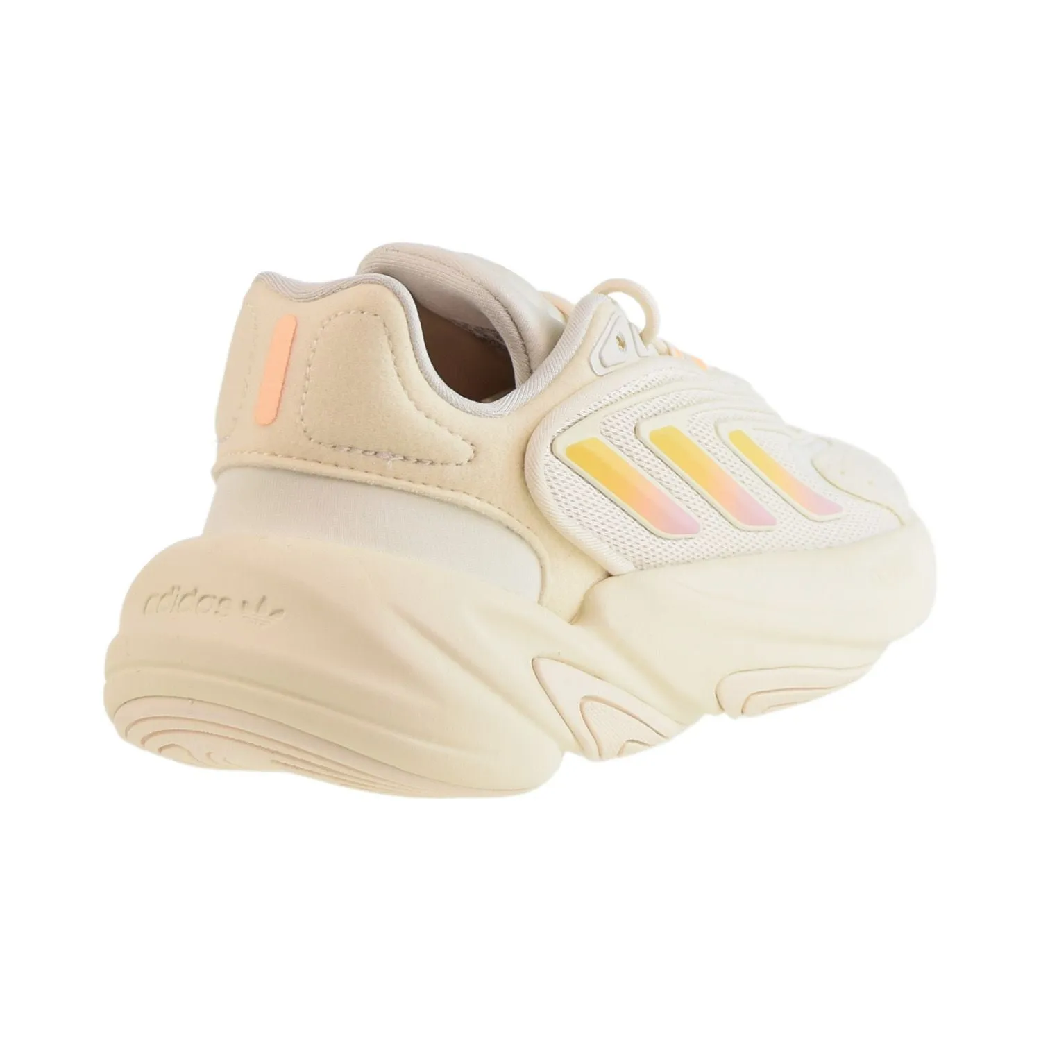 Adidas Ozelia Women's Shoes Cream White-Sand Strata-Acid Orange