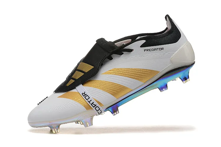 Adidas Predator Accuracy  Shoes - White | Black | Gold - FREE SHIPPING WORLDWIDE