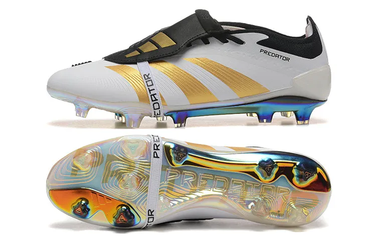 Adidas Predator Accuracy  Shoes - White | Black | Gold - FREE SHIPPING WORLDWIDE