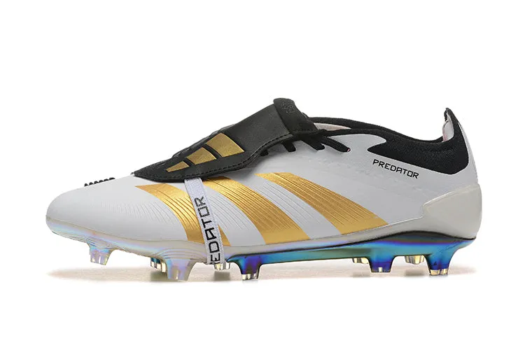 Adidas Predator Accuracy  Shoes - White | Black | Gold - FREE SHIPPING WORLDWIDE