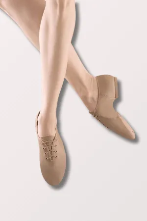 Adult Jazzsoft Lace Up Jazz Shoes - Tan