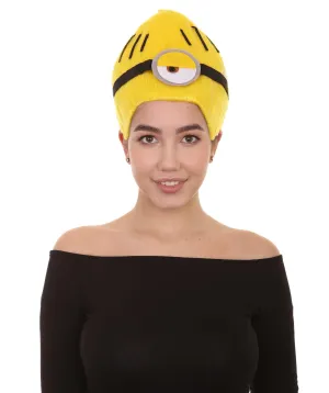 Adult Unisex Animated Character Yellow Wig | Premium Breathable Capless Cap | Flame Retardant Synthetic Fiber