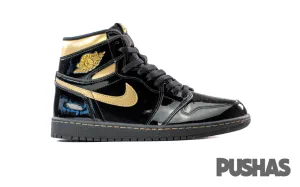 Air Jordan 1 High 'Black Metallic Gold'