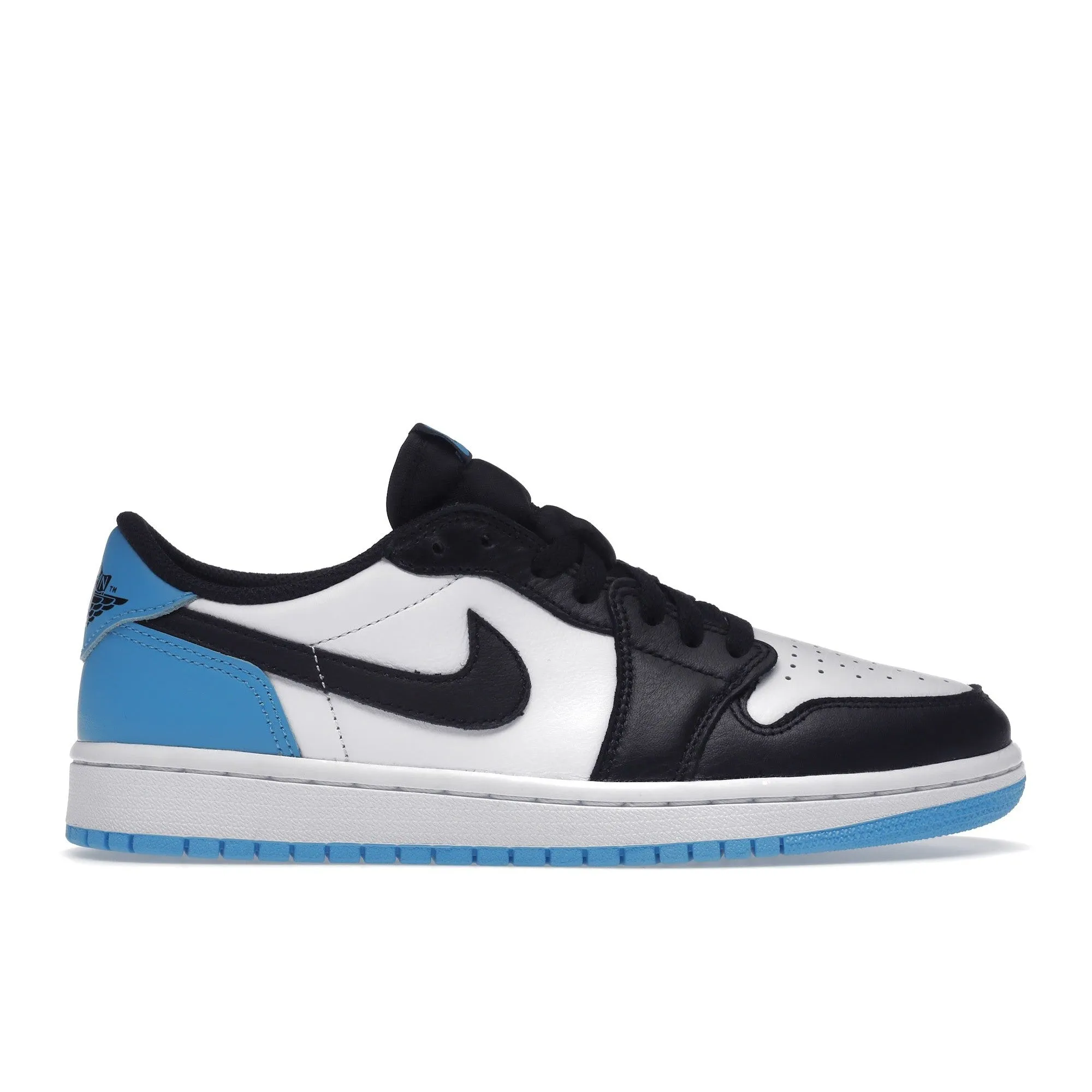 Air Jordan 1 Low Black Dark Powder Blue (W)