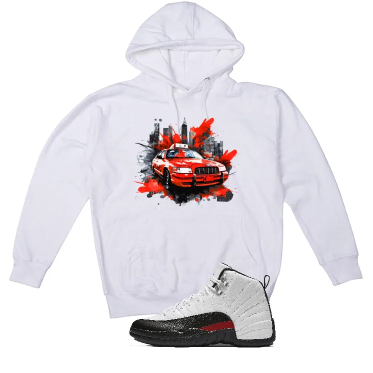 Air Jordan 12 “Red Taxi” | illcurrency White T-Shirt (Red Taxi Cab)