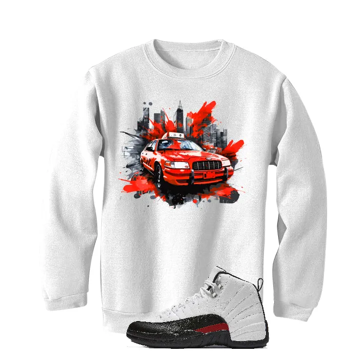 Air Jordan 12 “Red Taxi” | illcurrency White T-Shirt (Red Taxi Cab)