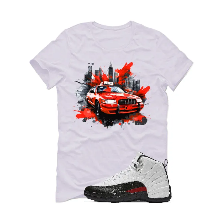 Air Jordan 12 “Red Taxi” | illcurrency White T-Shirt (Red Taxi Cab)