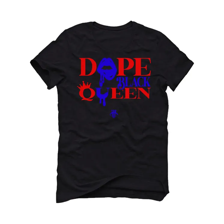 Air Jordan 8 “Playoffs” | illcurrency Black T-Shirt (Dope Black Queen)