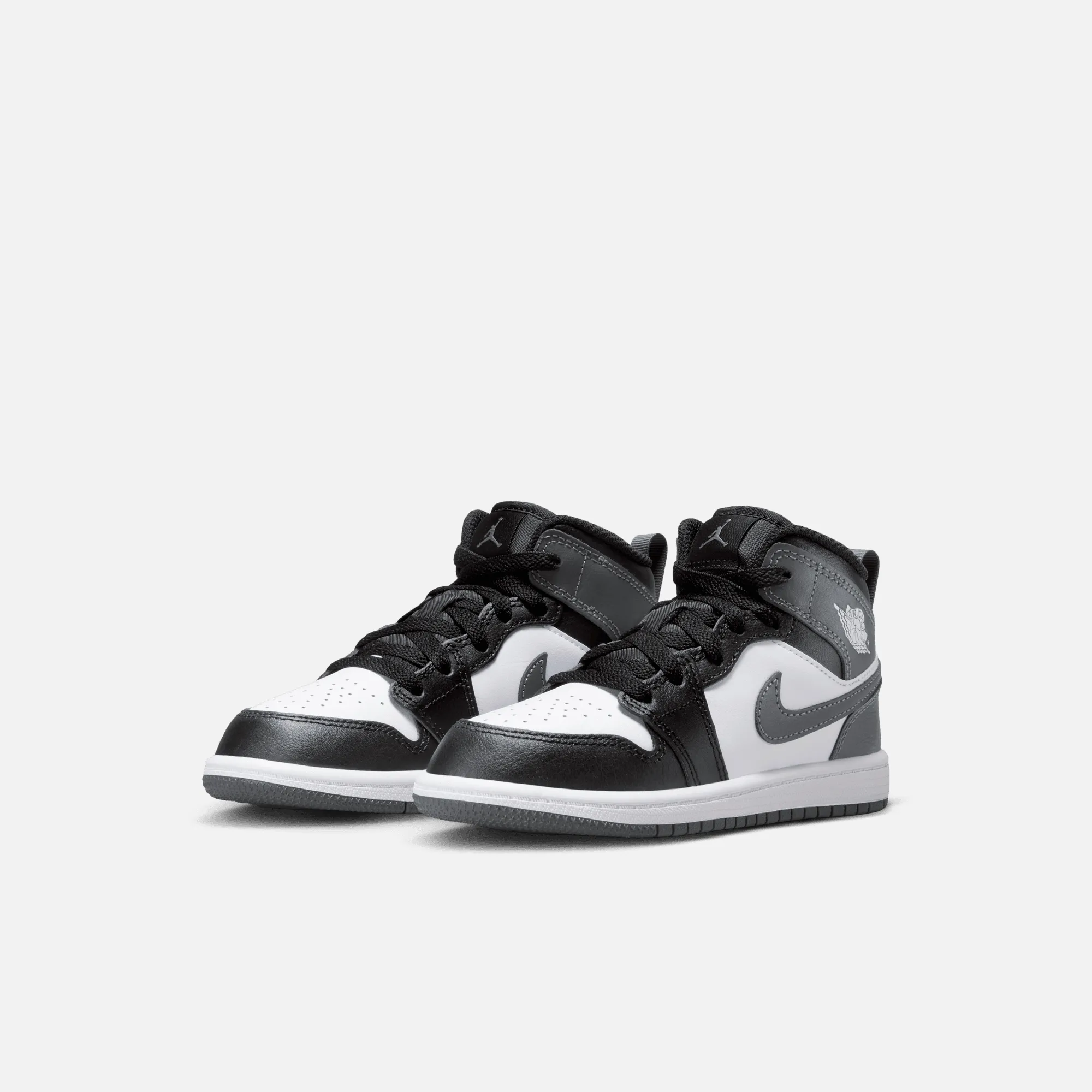 Air Jordan Kids' 1 Mid Iron Grey (PS)