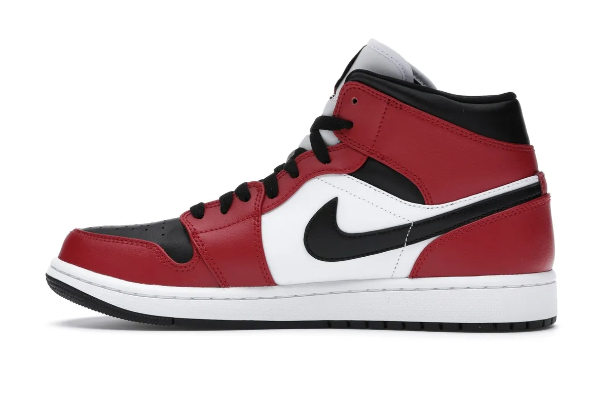 Air Jordan Retro 1 Mid (Chicago Black Toe)