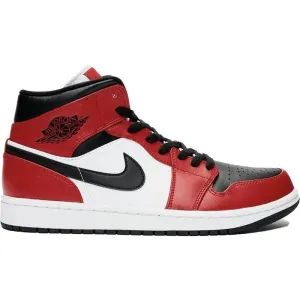 Air Jordan Retro 1 Mid (Chicago Black Toe)