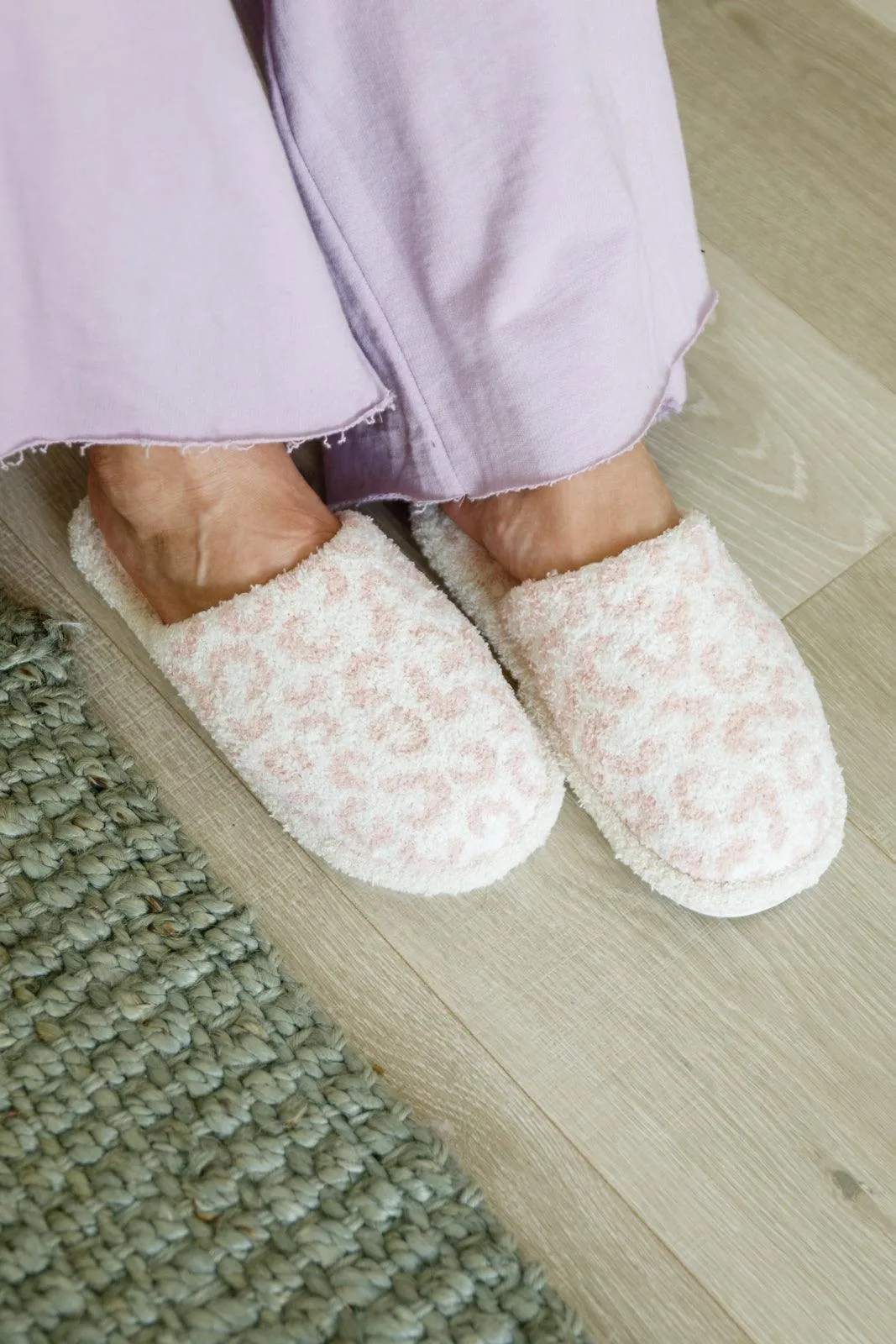 Animal Print Slippers | Pink