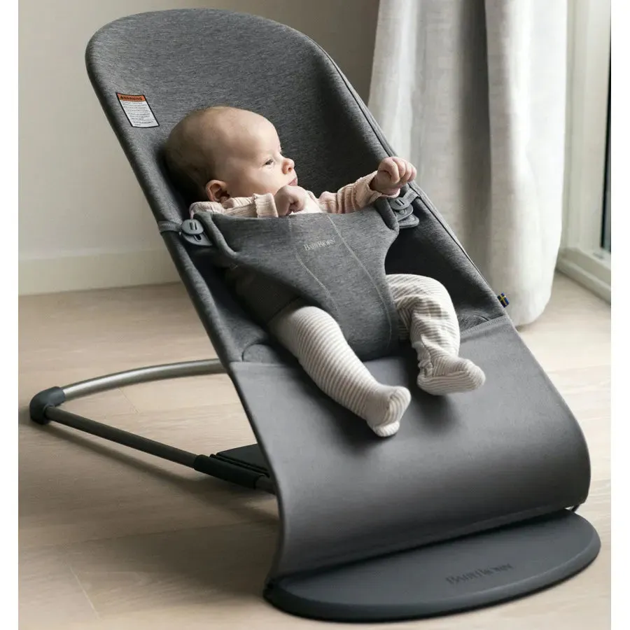 BabyBjorn Bouncer Bliss - 3D Jersey (Charcoal Grey)