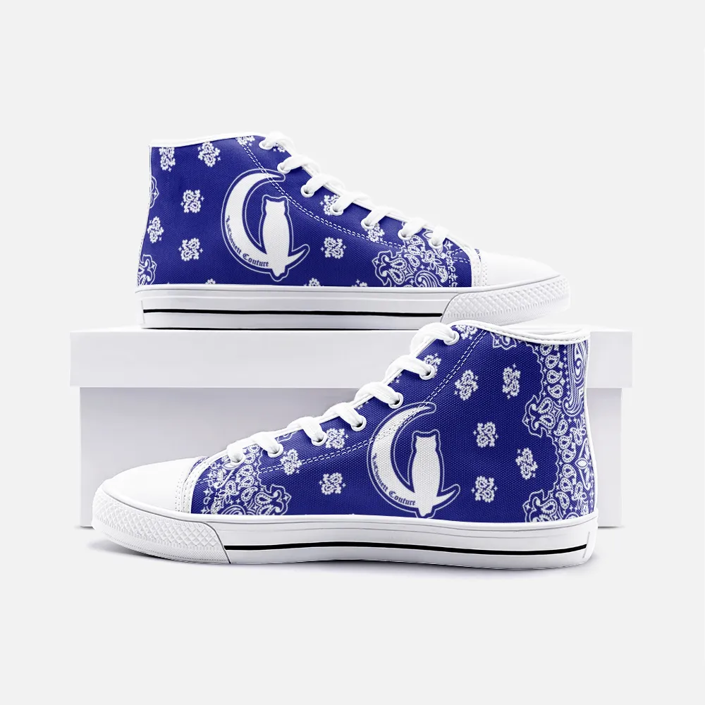 BANDANA C' UP Unisex High Top Canvas Shoes