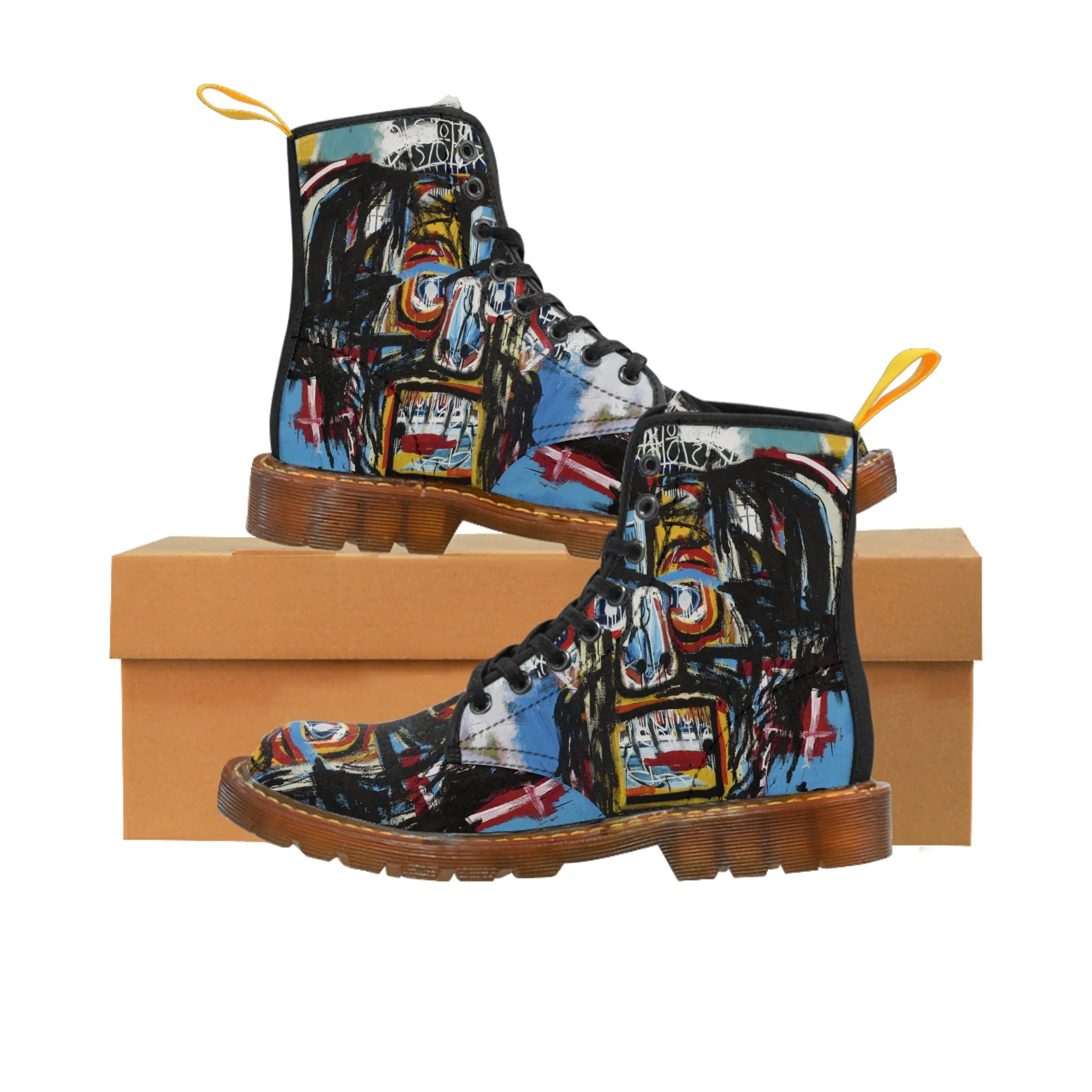 Basquiat Women's Canvas Boots