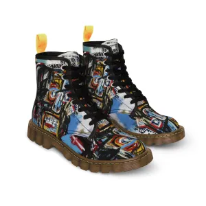 Basquiat Women's Canvas Boots