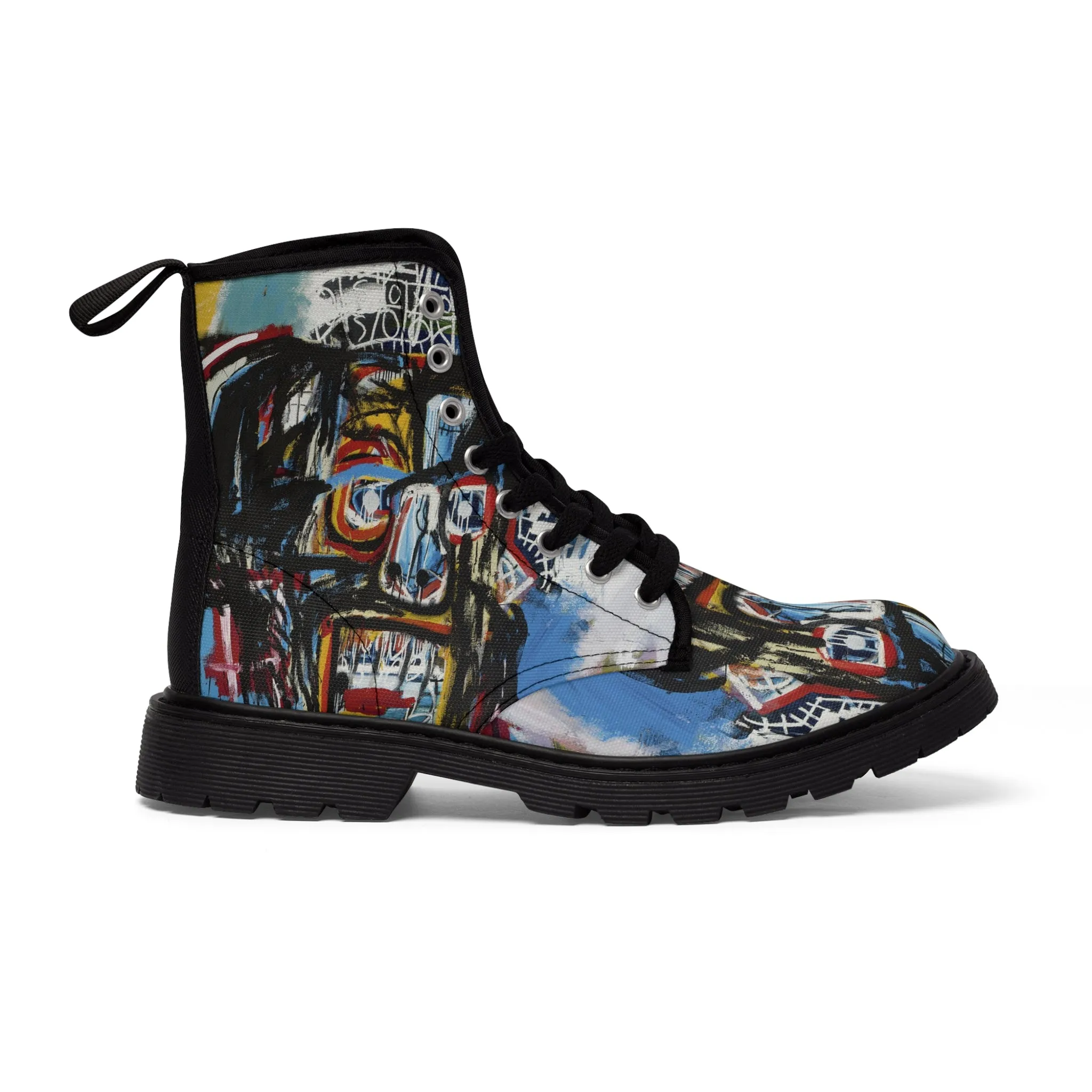 Basquiat Women's Canvas Boots