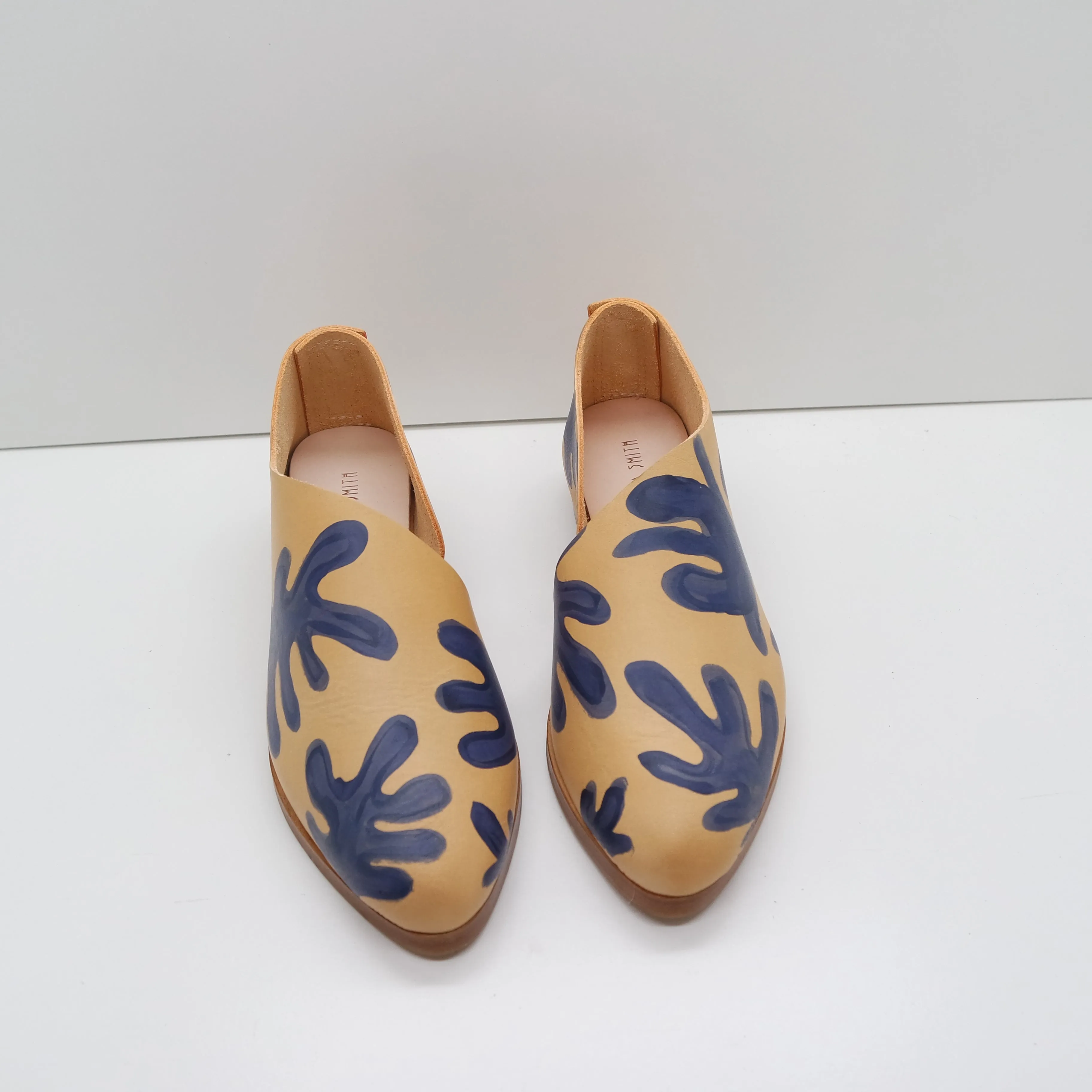 BBF24 SALE. SIZE 36. THE KIM. MATISSE GARDEN. BB AZURE. 2CM