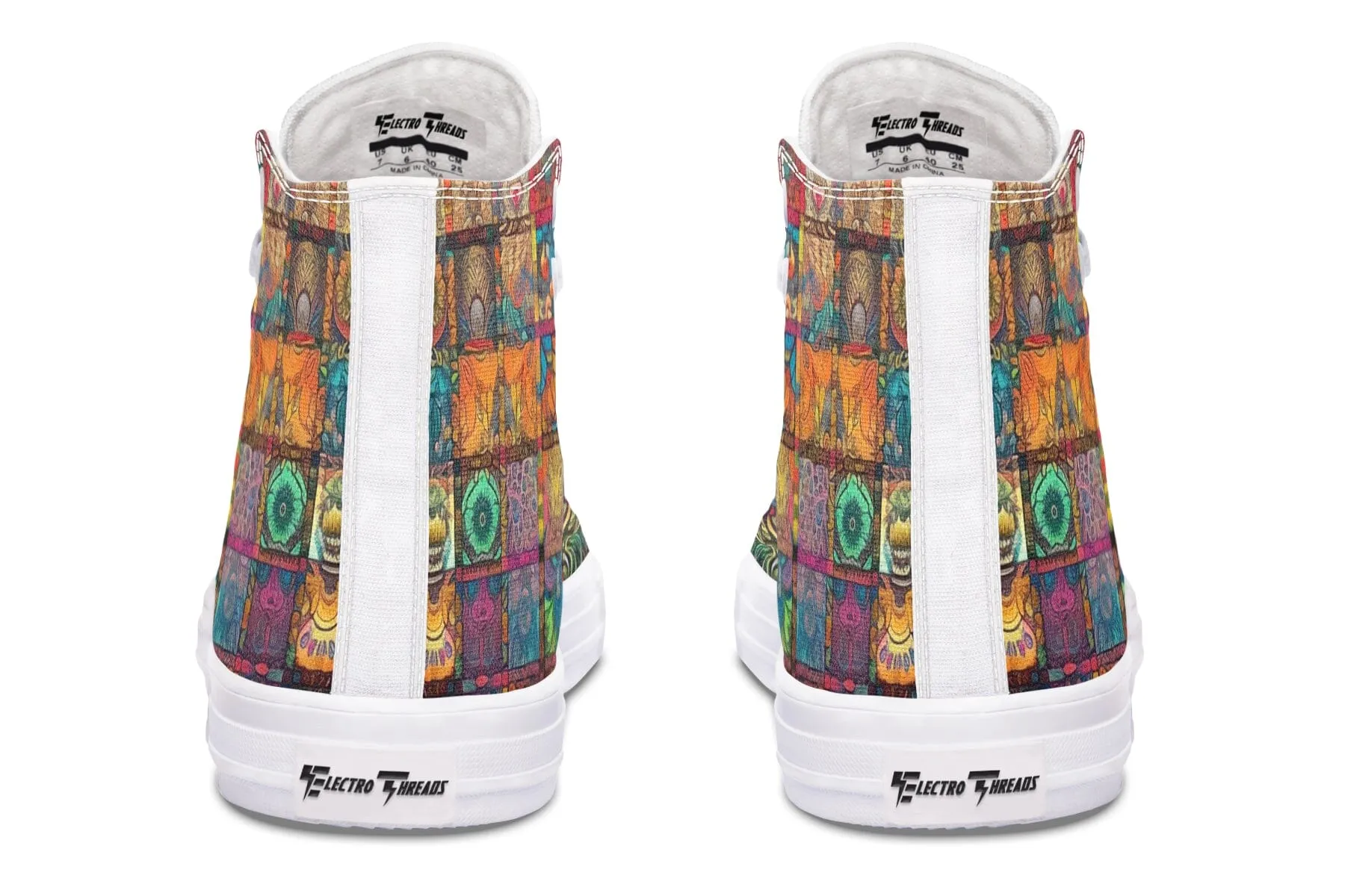 Blotter Quilt High Top Shoes