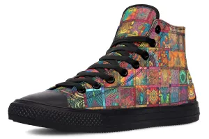 Blotter Quilt High Top Shoes