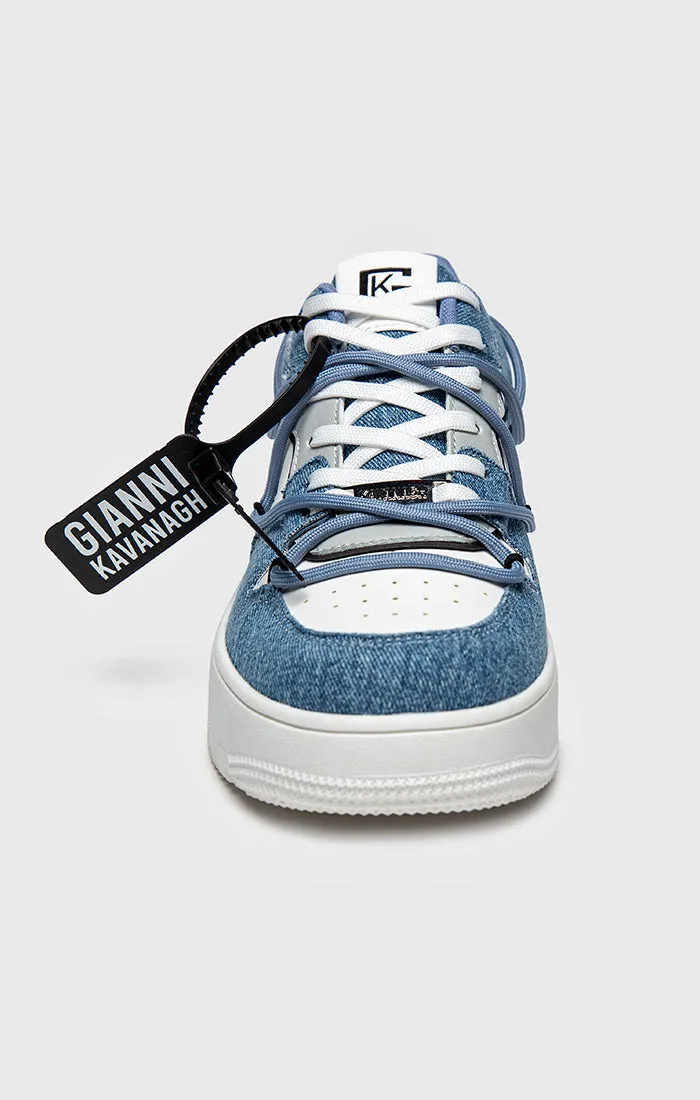 Blue Denim Sneakers