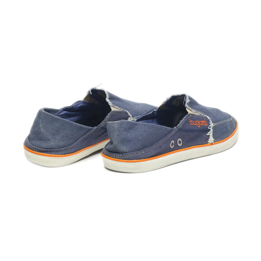 Bugatti Casual Slip Ons Canvas Blue Colour For Men