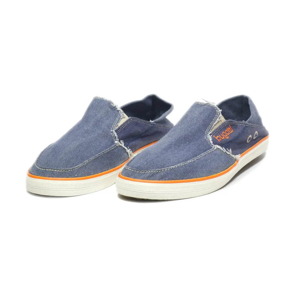 Bugatti Casual Slip Ons Canvas Blue Colour For Men