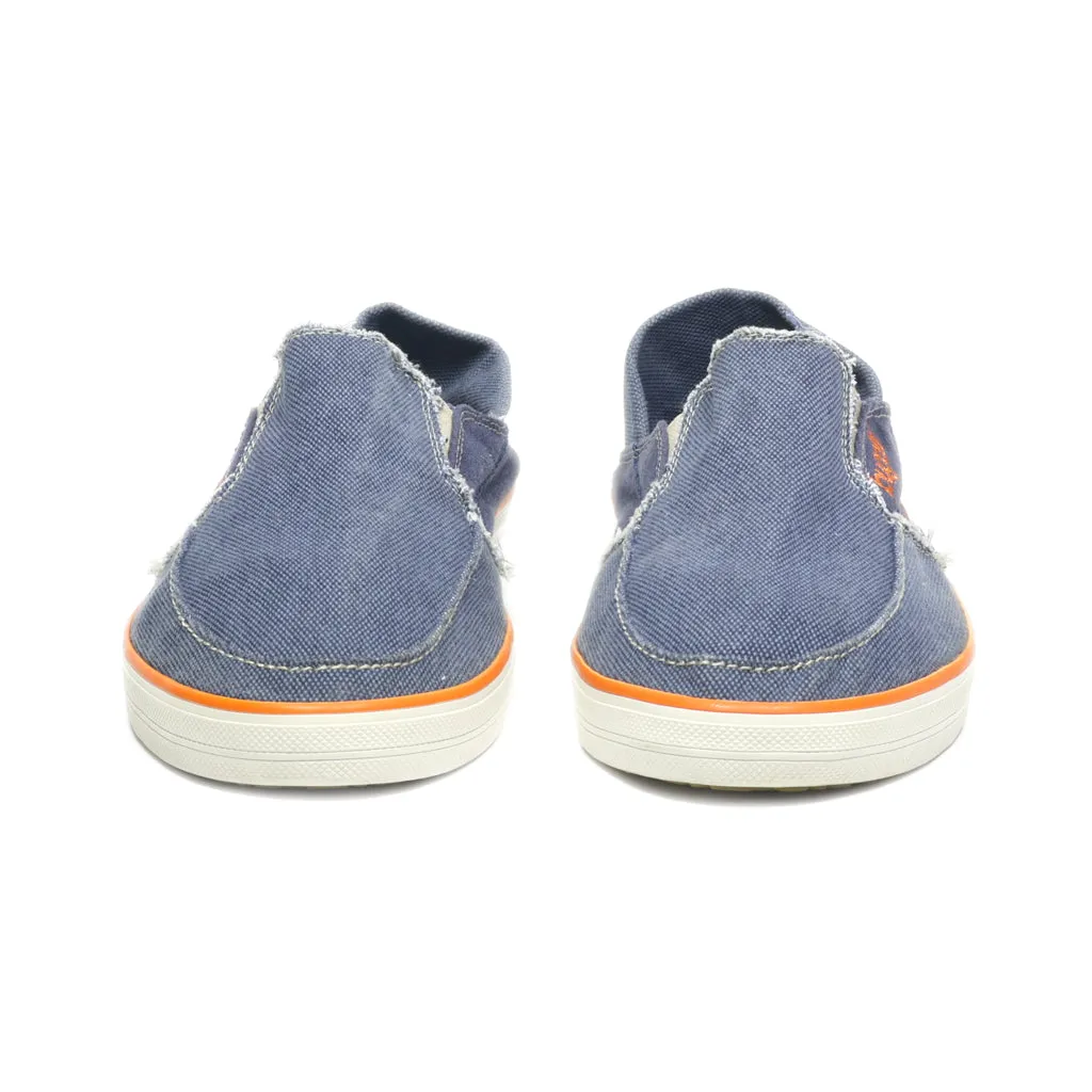 Bugatti Casual Slip Ons Canvas Blue Colour For Men