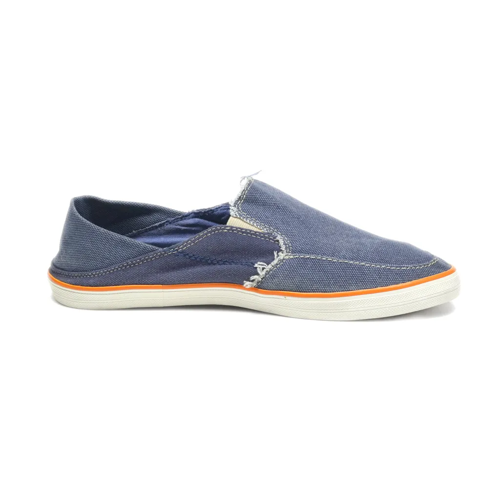 Bugatti Casual Slip Ons Canvas Blue Colour For Men