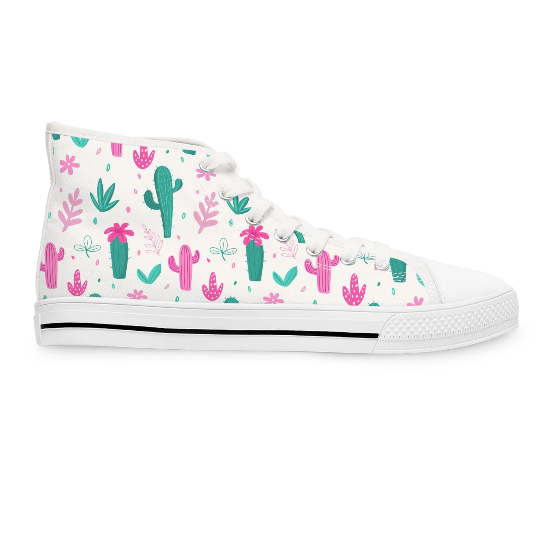 Cactuses Women's High Top Sneakers