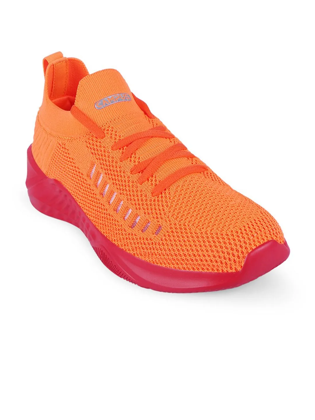 Campus Women Orange Mesh Running Shoes