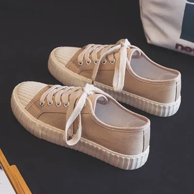 Canvas Fashion Shoes Woman  Summer New Fashion Color Women Casual Shoes Flats Canvas Women Casual Shoes Sneakers