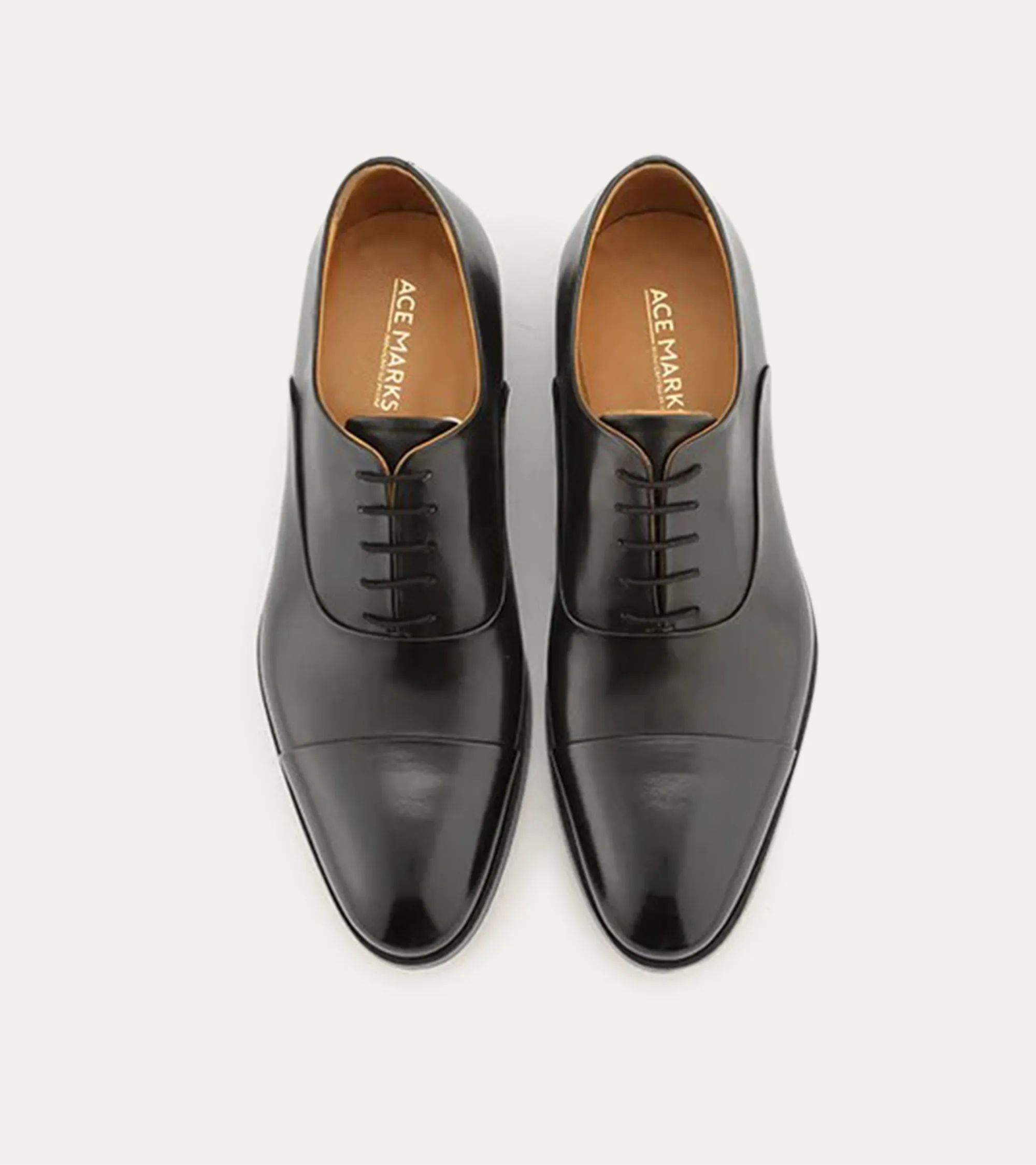 Cap Toe Oxford Black Antique