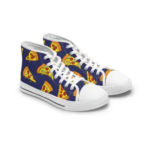 Cheese Pizza Women's High Top Sneakers