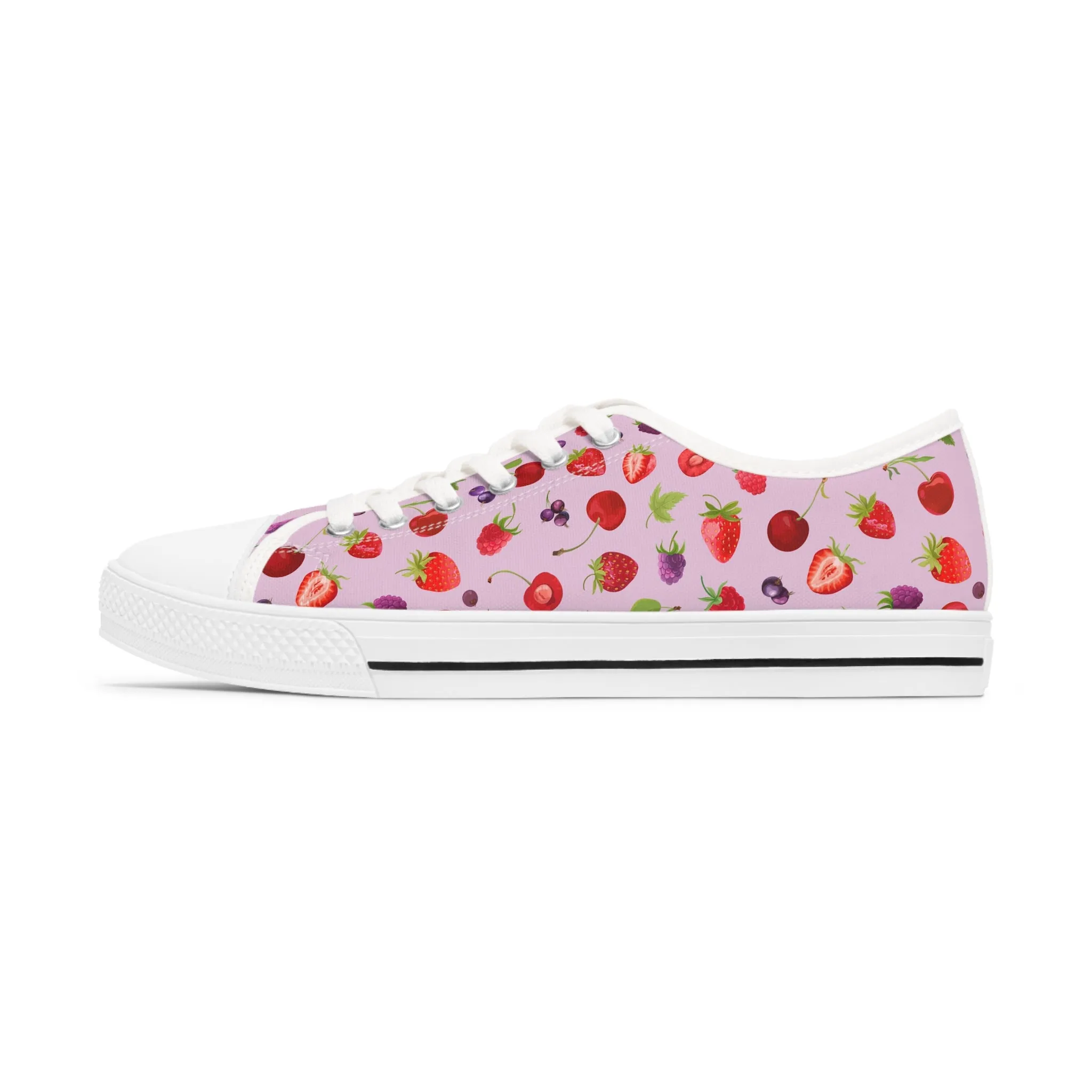 Cherry Women's Low Top Sneakers