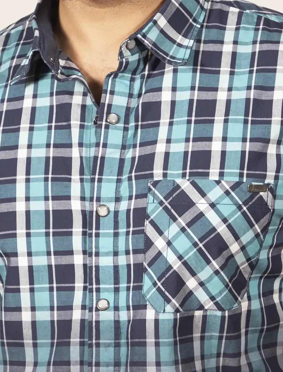 Classic Check Dip Dye Shirt