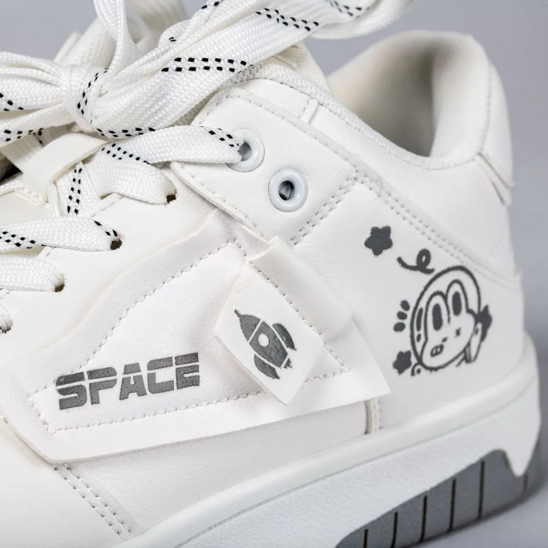 *CLEARANCE* Out in Space Bunny Casual Sneakers - Women's