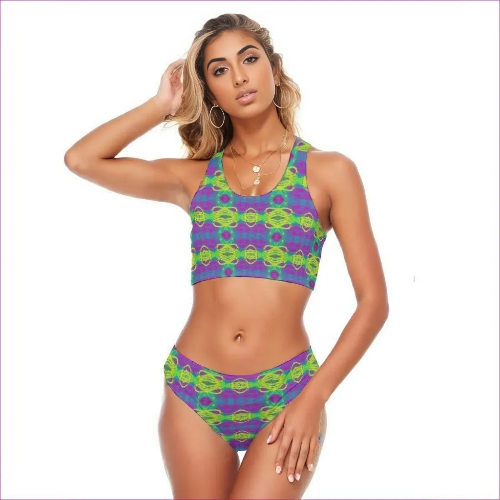 Club Lights Womens Bandage Swimsuit