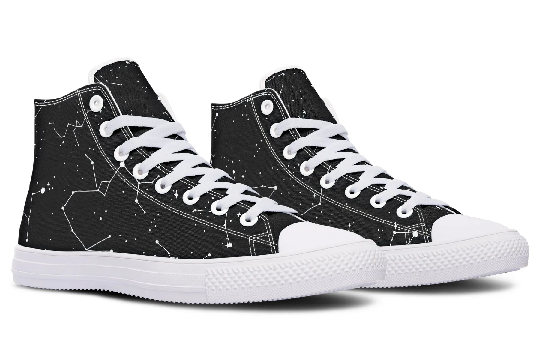 Constellation High Tops - Classic Premium Canvas Shoes with Comfortable and Durable Soles