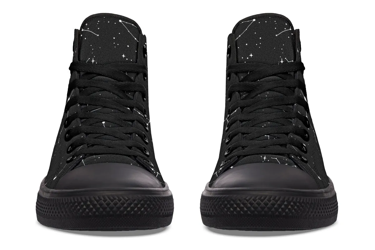 Constellation High Tops - Classic Premium Canvas Shoes with Comfortable and Durable Soles