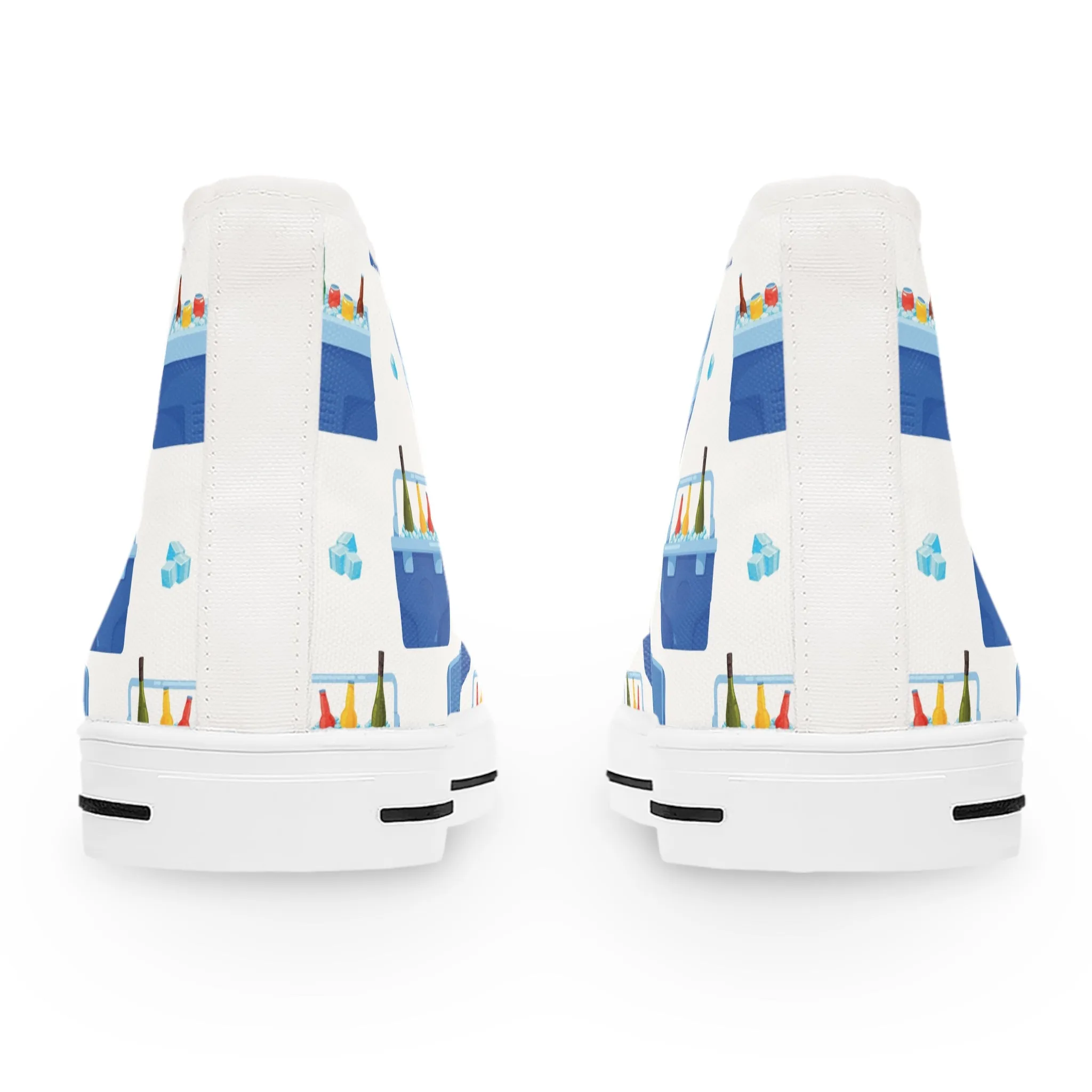 Cooler and Cans Women's High Top Sneakers