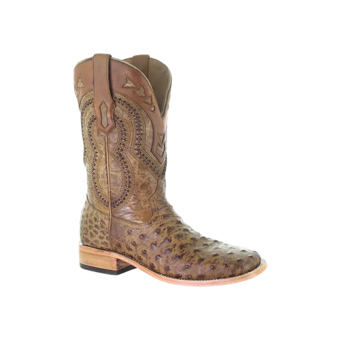 Corral Men's Full Quill Ostrich Boots