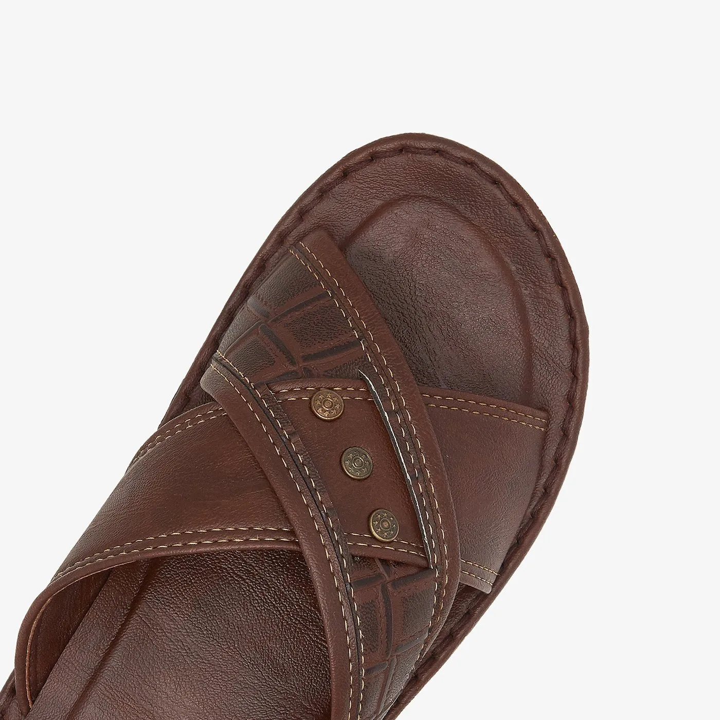 Criss Cross Chappals for Men