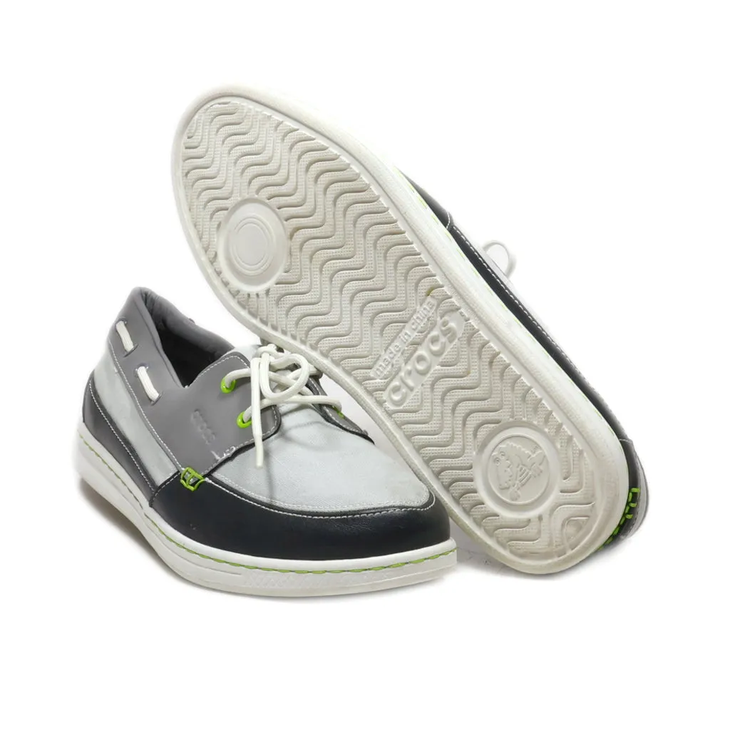 Crocs Casual Lace Ups Canvas Grey Colour For Men