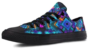 Cyan Convergence Low Top Shoes