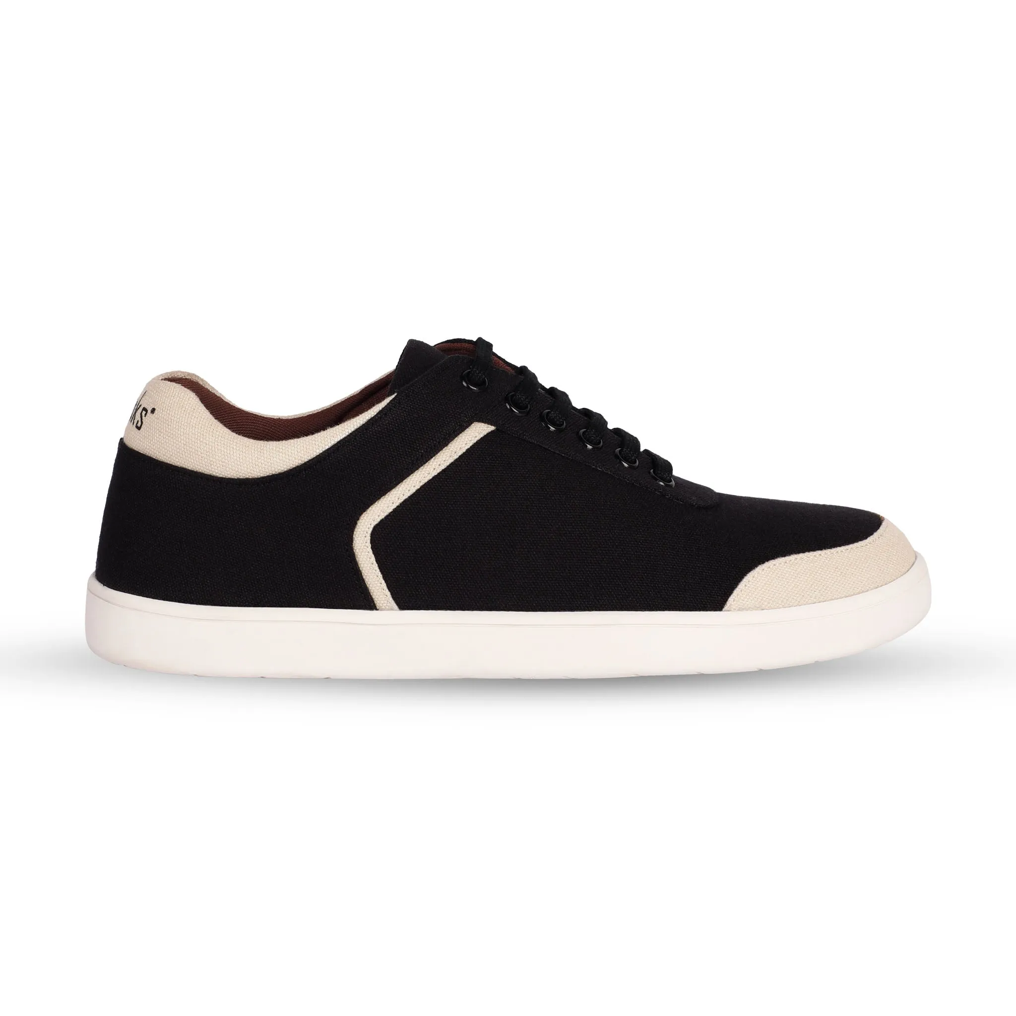 Dan Eco-Sole Sneakers Black and Beige Women