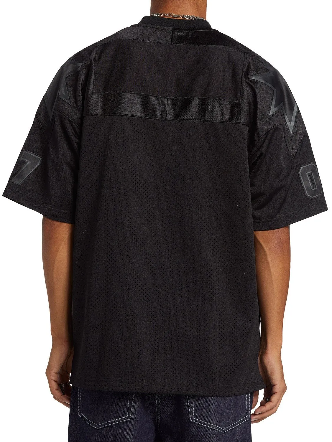 DC Men's Blackout Football Jersey